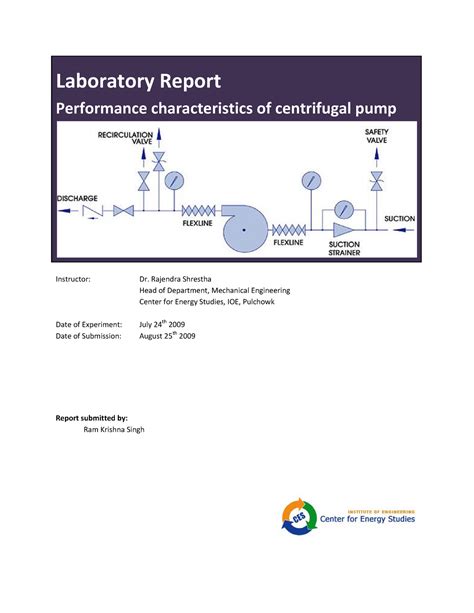 centrifugal pump lab 8|Lab 8 .